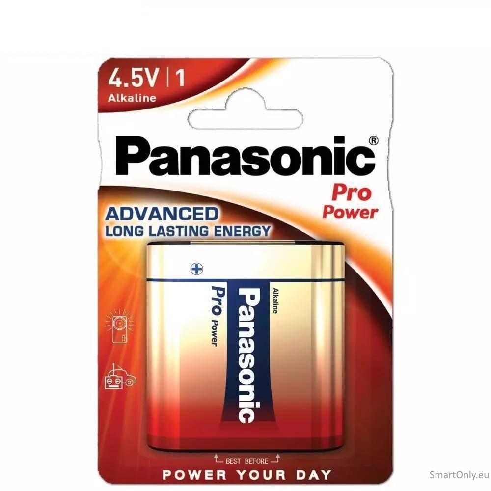Panasonic Pro Power 3LR12 4,5V šarminė baterija 1 vnt. Panasonic Pro Power 3LR12 4,5V šarminė baterija 1 vnt.