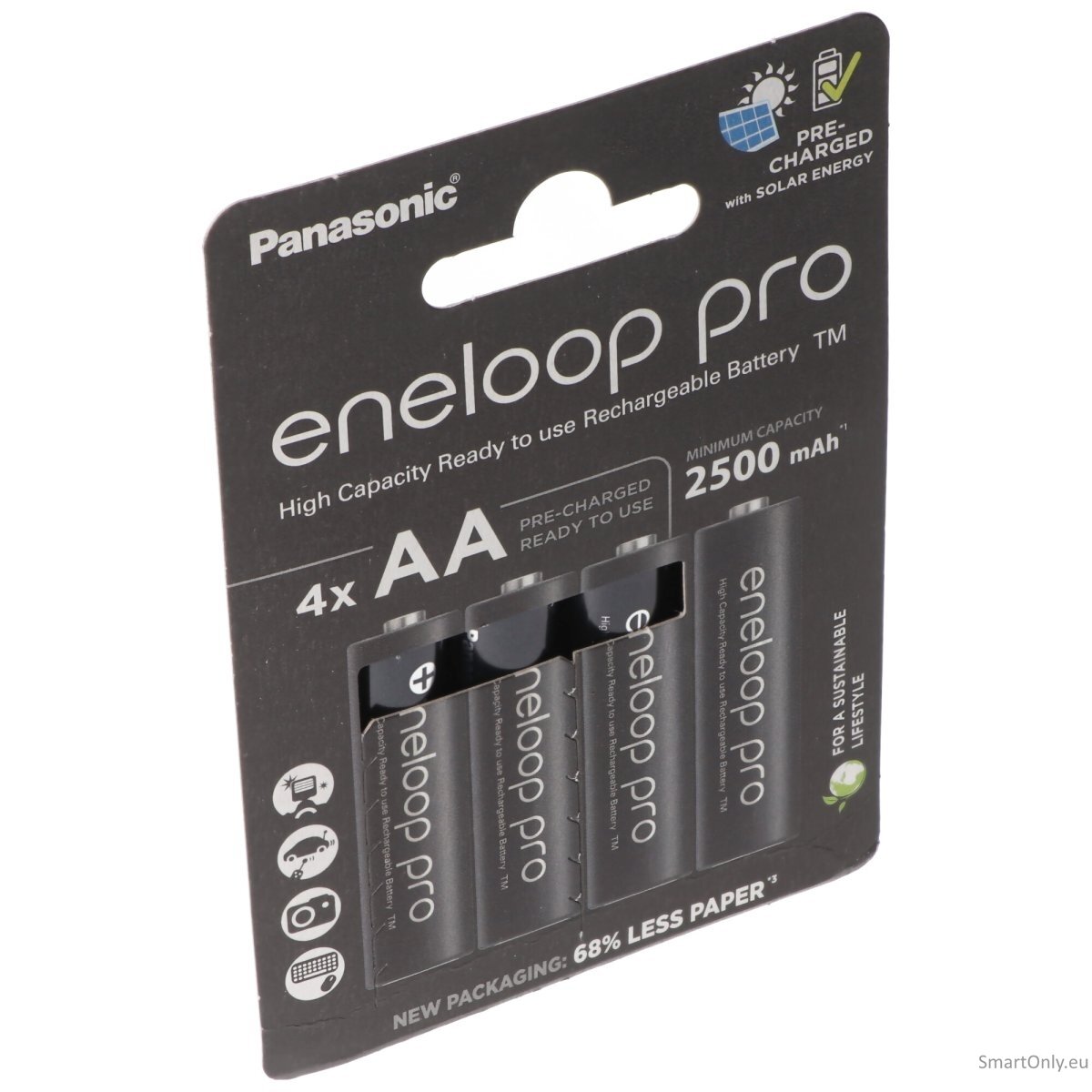 Panasonic Eneloop Pro AA 2500mAh 4BL įkraunamos baterijos 4 vnt. Panasonic Eneloop Pro AA 2500mAh 4BL įkraunamos baterijos 4 vnt.