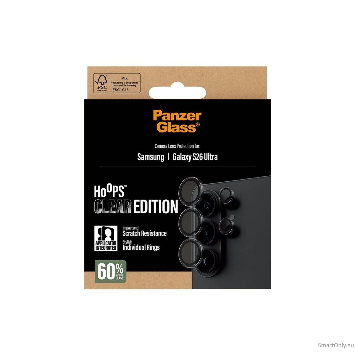 PanzerGlass Hoops Camera Lens Protector Transparent Samsung New Galaxy S26 Ultra | PanzerGlass 5 PanzerGlass Hoops Camera Lens Protector Transparent Samsung New Galaxy S26 Ultra | PanzerGlass 5