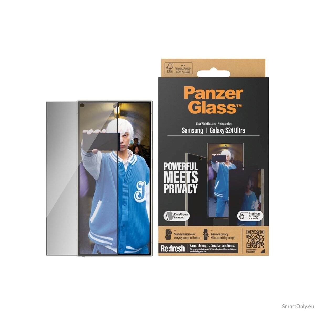 PanzerGlass Privacy Screen Protector Samsung Galaxy S 2024 Ultra | Ultra-Wide Fit wA PanzerGlass 2 PanzerGlass Privacy Screen Protector Samsung Galaxy S 2024 Ultra | Ultra-Wide Fit wA PanzerGlass 2