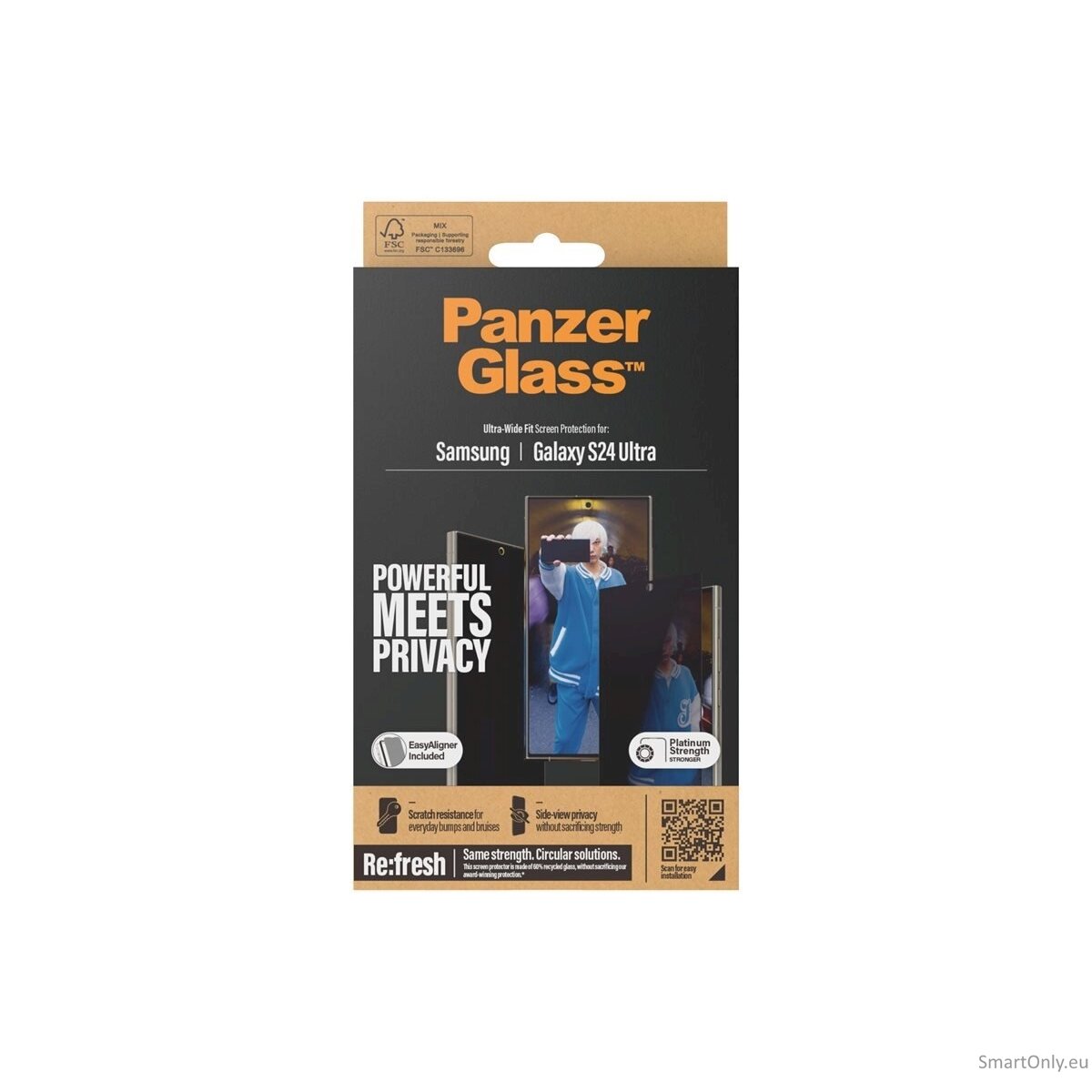 PanzerGlass Privacy Screen Protector Samsung Galaxy S 2024 Ultra | Ultra-Wide Fit wA PanzerGlass 4 PanzerGlass Privacy Screen Protector Samsung Galaxy S 2024 Ultra | Ultra-Wide Fit wA PanzerGlass 4