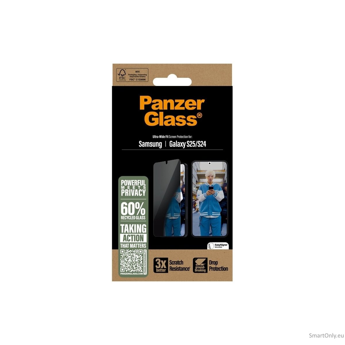 PanzerGlass Privacy Screen Protector Samsung Galaxy S25 | Ultra-Wide Fit | PanzerGlass 6 PanzerGlass Privacy Screen Protector Samsung Galaxy S25 | Ultra-Wide Fit | PanzerGlass 6