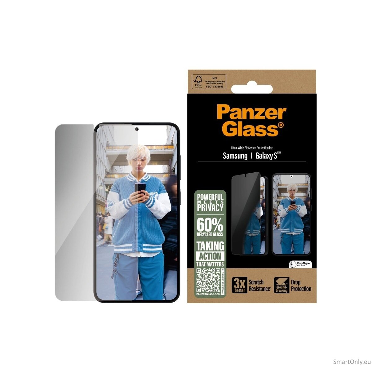 PanzerGlass Privacy Screen Protector Samsung Galaxy S25 | Ultra-Wide Fit | PanzerGlass PanzerGlass Privacy Screen Protector Samsung Galaxy S25 | Ultra-Wide Fit | PanzerGlass
