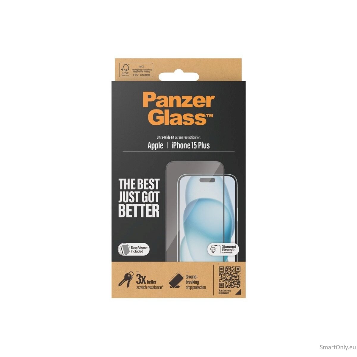 PanzerGlass Screen protector, Apple, IPhone 15 Plus, Glass, Transparent 7 PanzerGlass Screen protector, Apple, IPhone 15 Plus, Glass, Transparent 7