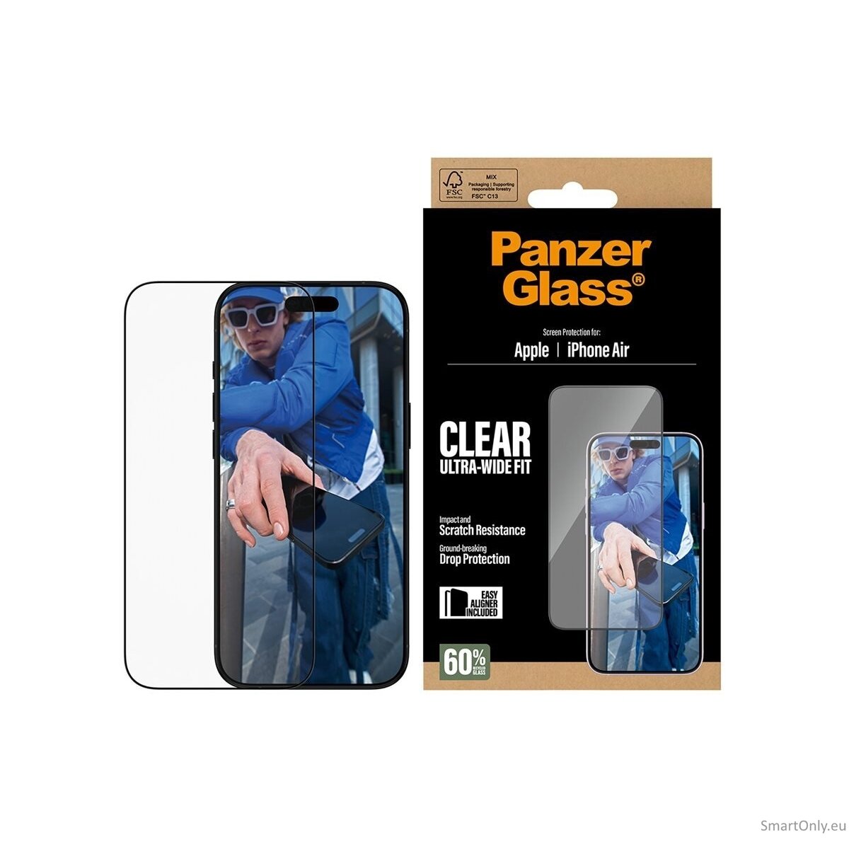 PanzerGlass Screen Protector iPhone 2025 6.6" | Ultra- Wide Fit w. EasyAligner | PanzerGlass 5 PanzerGlass Screen Protector iPhone 2025 6.6" | Ultra- Wide Fit w. EasyAligner | PanzerGlass 5