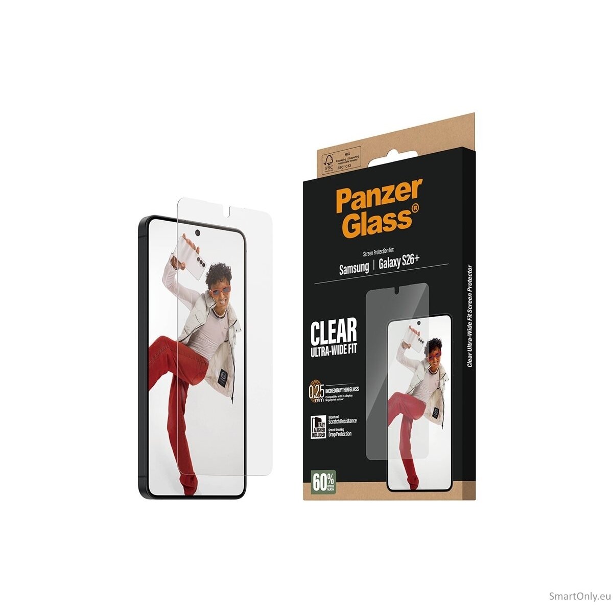 PanzerGlass Screen Protector Samsung New Galaxy S26 Plus | Ultra-Wide Fit w. EasyAligner | PanzerGlass 2