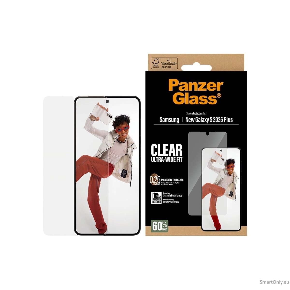 PanzerGlass Screen Protector Samsung New Galaxy S26 Plus | Ultra-Wide Fit w. EasyAligner | PanzerGlass 5 PanzerGlass Screen Protector Samsung New Galaxy S26 Plus | Ultra-Wide Fit w. EasyAligner | PanzerGlass 5