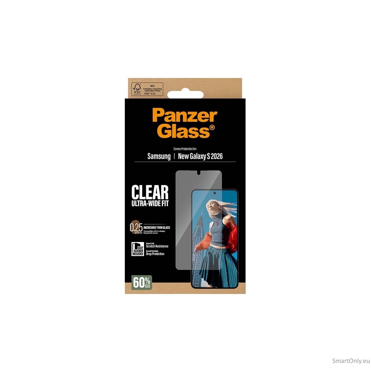 PanzerGlass Screen Protector Samsung New Galaxy S26 | Ultra-Wide Fit w. EasyAligner | PanzerGlass 2 PanzerGlass Screen Protector Samsung New Galaxy S26 | Ultra-Wide Fit w. EasyAligner | PanzerGlass 2
