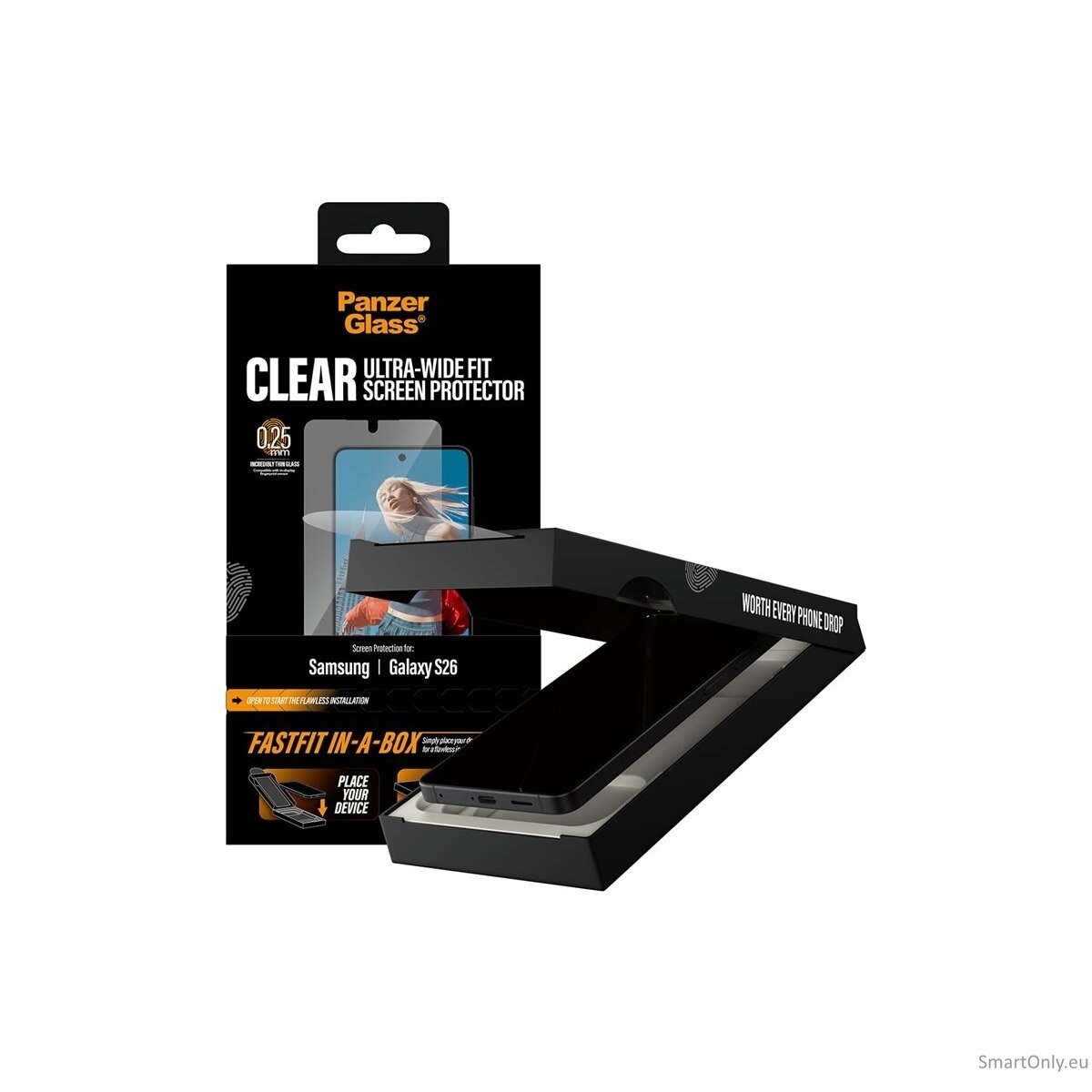 PanzerGlass Screen Protector Samsung New Galaxy S26 | Ultra-Wide Fit w. FASTFIT IN-A-BOX | PanzerGlass 6