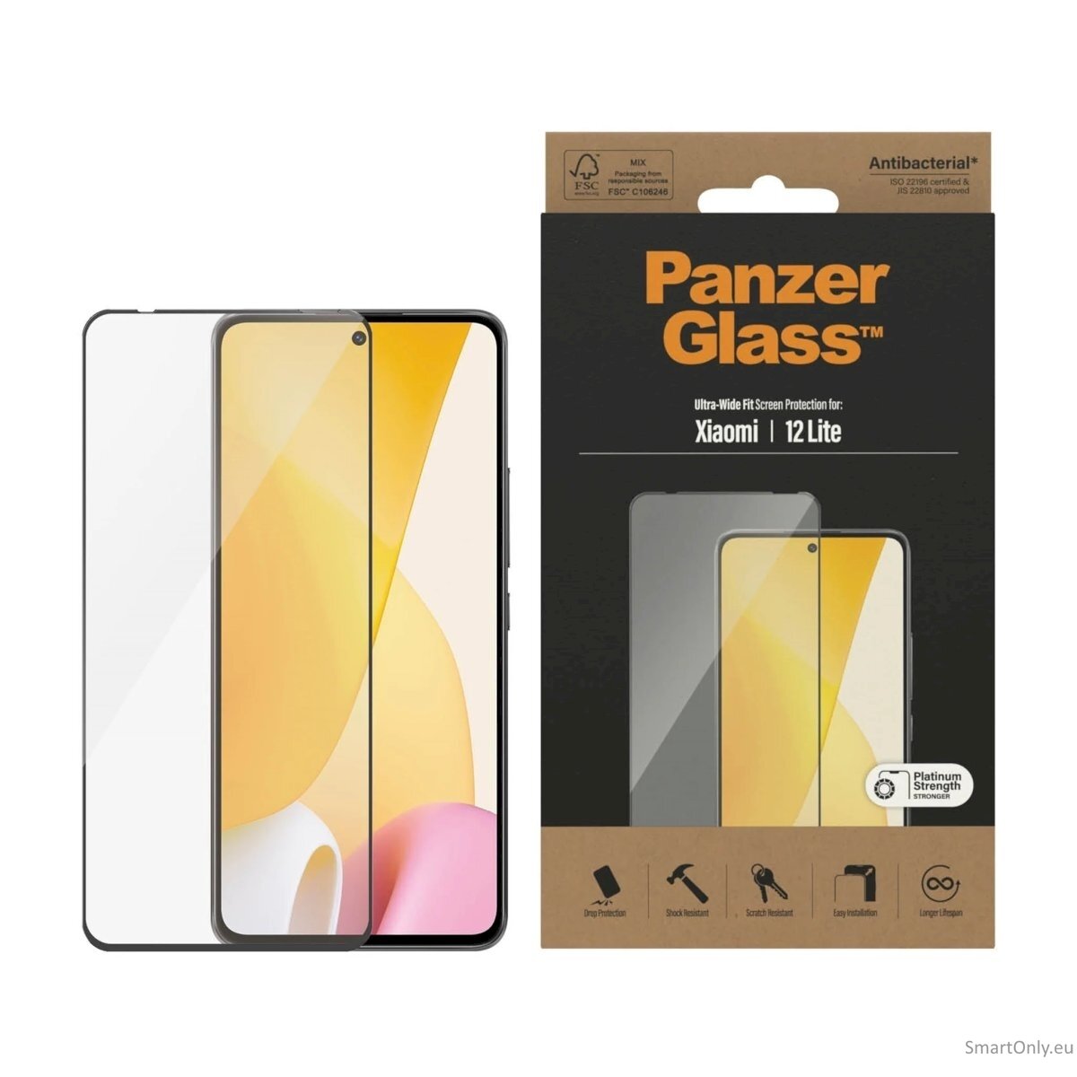 PanzerGlass Screen protector, Xiaomi,  12 Lite, Case friendly 2