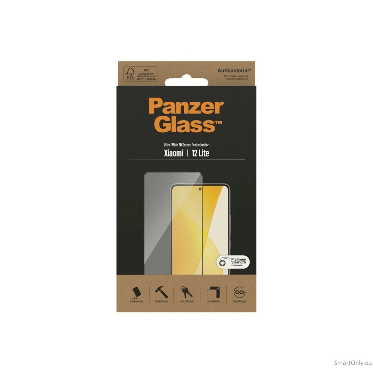 PanzerGlass Screen protector, Xiaomi,  12 Lite, Case friendly 5