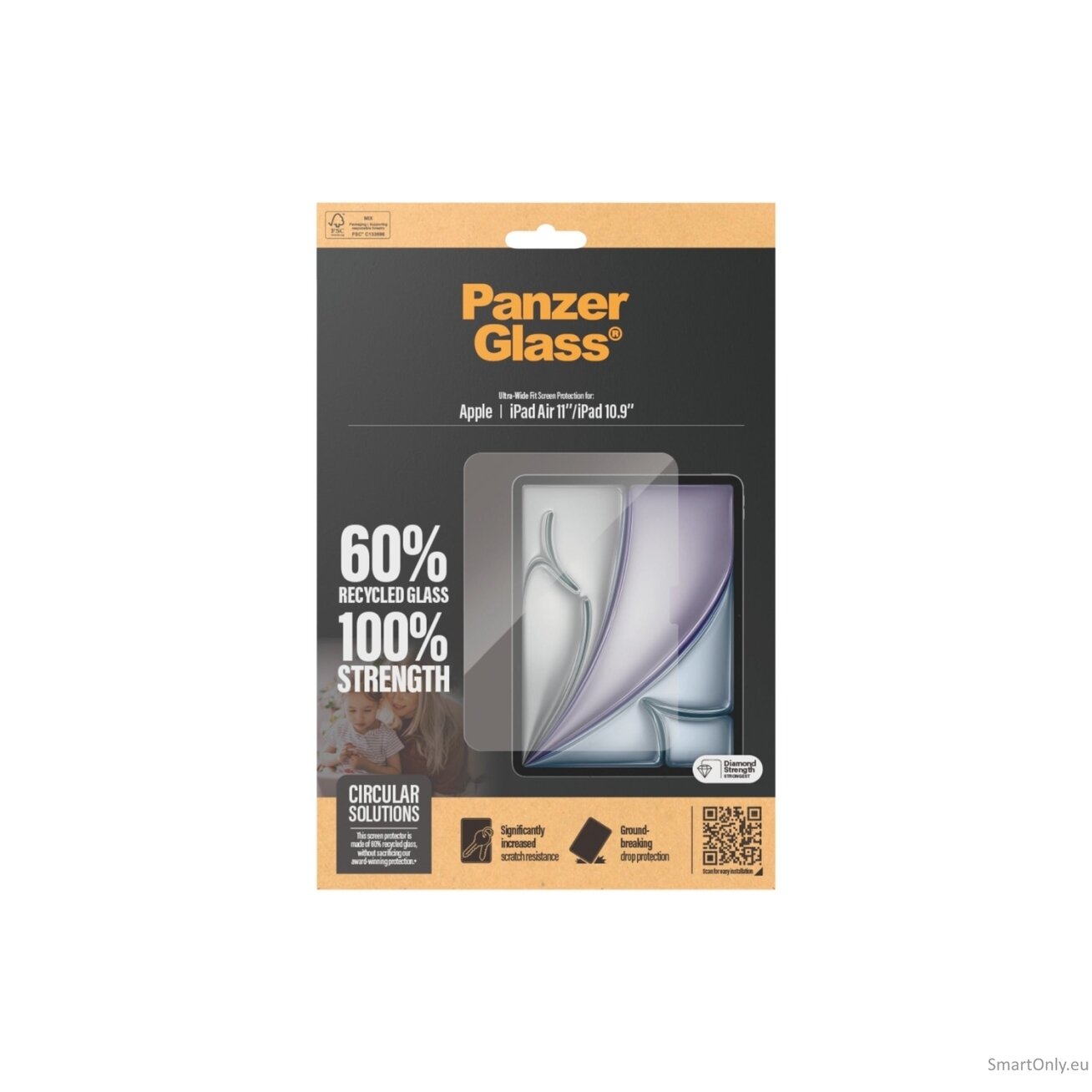 PanzerGlass Ultra-Wide Fit | 2833 | 11 " | Screen protector | Transparent 3