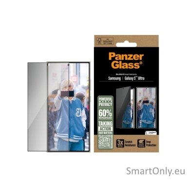 PanzerGlass Privacy Screen Protector Samsung Galaxy S25 Ultra | Ultra-Wide Fit | PanzerGlass PanzerGlass Privacy Screen Protector Samsung Galaxy S25 Ultra | Ultra-Wide Fit | PanzerGlass