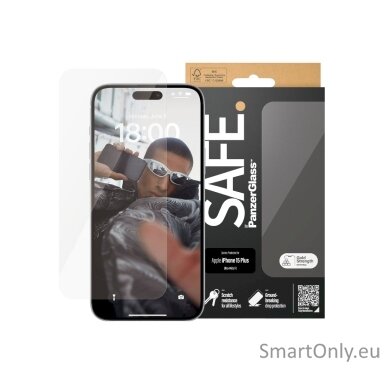 PanzerGlass SAFE. Screen Protector Iphone15 PLUS Ultra-Wide Fit PanzerGlass