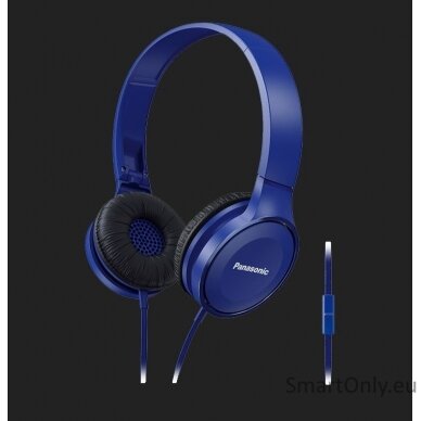Panasonic Overhead Stereo Headphones RP-HF100ME-A	 Over-ear, Microphone, 3.5 mm, Blue 3