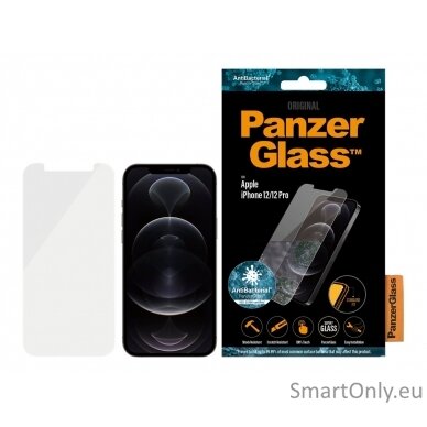 PanzerGlass Apple, For iPhone 12/12 Pro, Glass, Transparent, Clear Screen Protector, 6.1 " 10