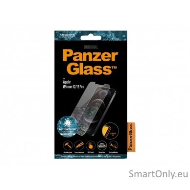 PanzerGlass Apple, For iPhone 12/12 Pro, Glass, Transparent, Clear Screen Protector, 6.1 " 8