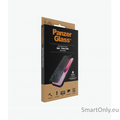 PanzerGlass Apple, iPhone 13 Mini, Tempered glass, Black, Privacy Screen Protector 2