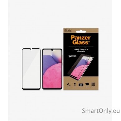 PanzerGlass Samsung, Galaxy A33, Glass, Black, Case Friendly 1