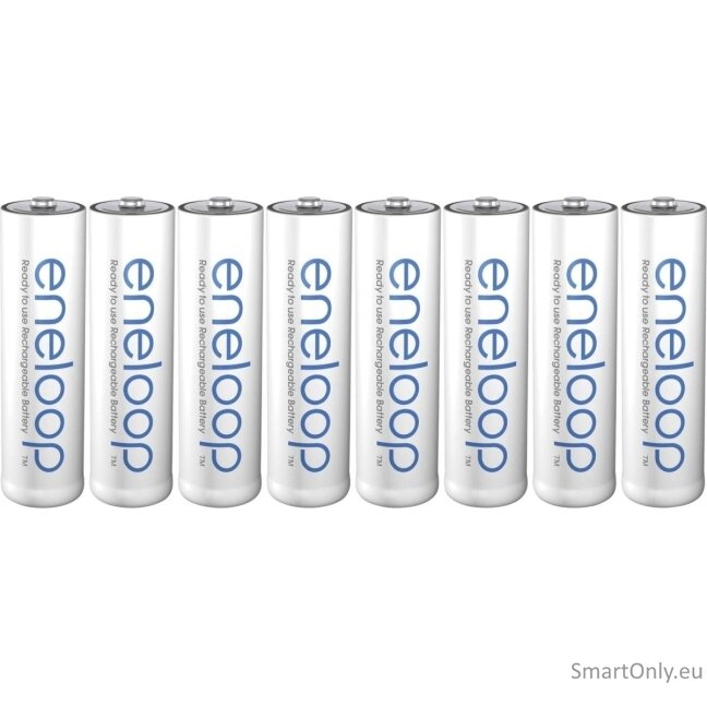 Panasonic Eneloop AA 2000mAh įkraunamos baterijos 8 vnt. 2 Panasonic Eneloop AA 2000mAh įkraunamos baterijos 8 vnt. 2