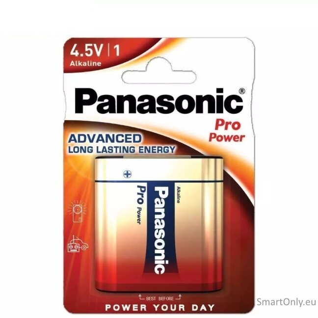 Panasonic Pro Power 3LR12 4,5V šarminė baterija 1 vnt. Panasonic Pro Power 3LR12 4,5V šarminė baterija 1 vnt.