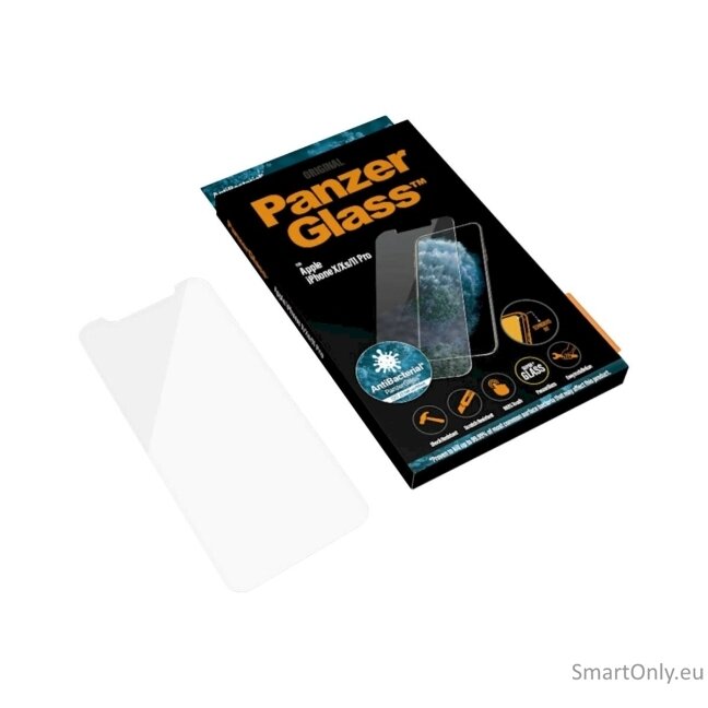 PanzerGlass 2661 Screen Protector, iPhone, X/XS, Tempered glass, Transparent 1