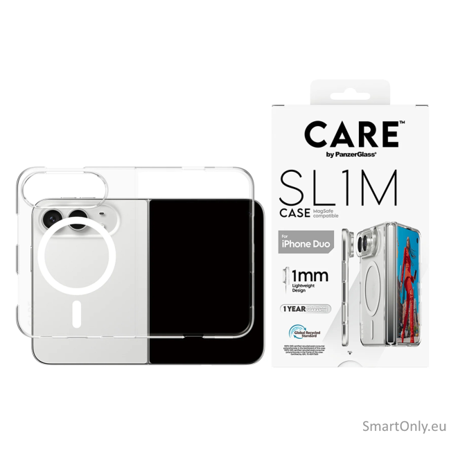 PanzerGlass Care | Back cover | iPhone Duo | Apple | Recycled plastic | Transparent 2 PanzerGlass Care | Back cover | iPhone Duo | Apple | Recycled plastic | Transparent 2