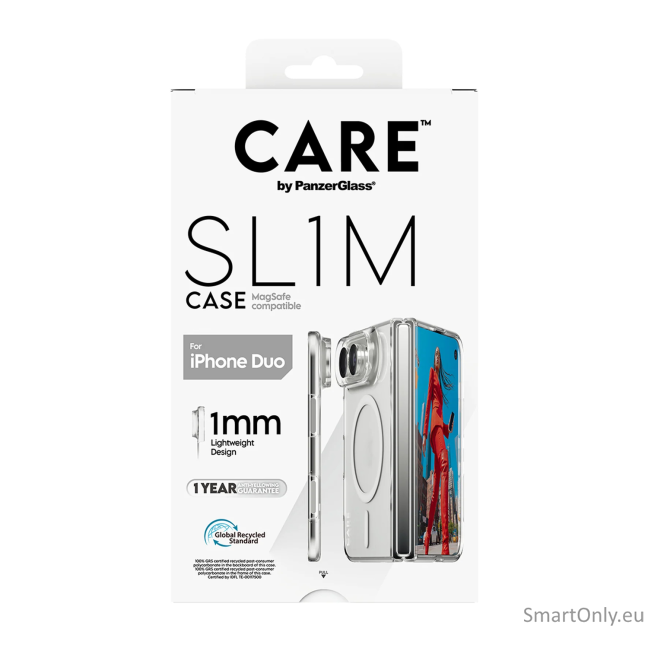 PanzerGlass Care | Back cover | iPhone Duo | Apple | Recycled plastic | Transparent 3 PanzerGlass Care | Back cover | iPhone Duo | Apple | Recycled plastic | Transparent 3