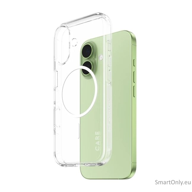 PanzerGlass Flagship Case | Back cover | Apple | iPhone 17 | Recycled plastic | Transparent | Urban Explorer w. White MagSafe PanzerGlass Flagship Case | Back cover | Apple | iPhone 17 | Recycled plastic | Transparent | Urban Explorer w. White MagSafe