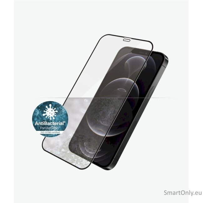 PanzerGlass For iPhone 12/12 Pro, Glass, Black, Clear Screen Protector, 6.1 " 1 PanzerGlass For iPhone 12/12 Pro, Glass, Black, Clear Screen Protector, 6.1 " 1