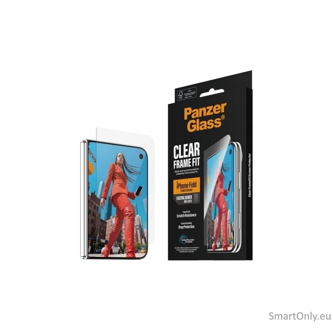PanzerGlass FrameFit w. EasyAligner | Screen protector | Apple | iPhone Duo | Glass | Transparent 8 PanzerGlass FrameFit w. EasyAligner | Screen protector | Apple | iPhone Duo | Glass | Transparent 8