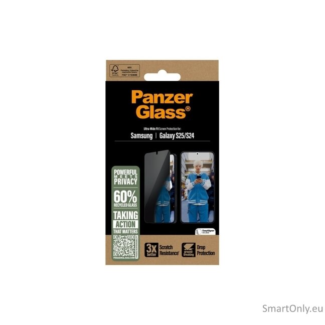 PanzerGlass Privacy Screen Protector Samsung Galaxy S25 | Ultra-Wide Fit | PanzerGlass 6 PanzerGlass Privacy Screen Protector Samsung Galaxy S25 | Ultra-Wide Fit | PanzerGlass 6
