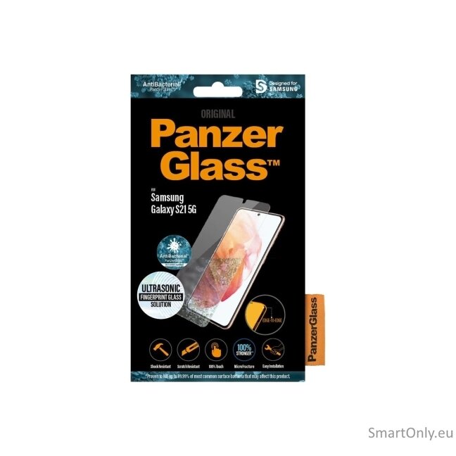 PanzerGlass Samsung, Galaxy S21 5G, Glass, Clear, Case Friendly 18