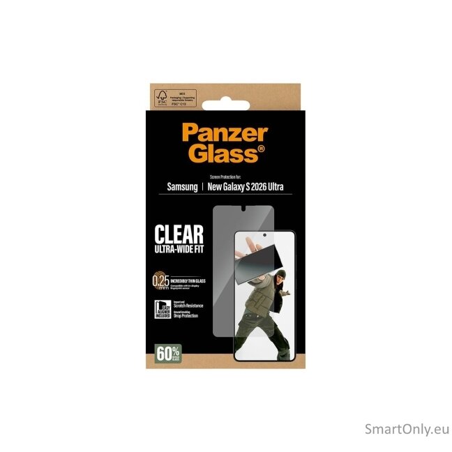 PanzerGlass Screen Protector Samsung New Galaxy S26 Ultra | Ultra-Wide Fit w. EasyAligner | PanzerGlass 6