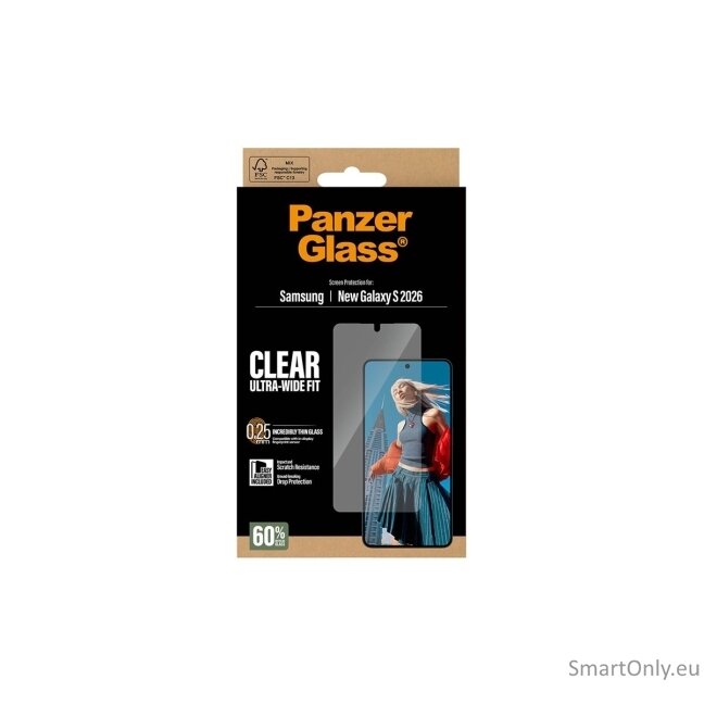 PanzerGlass Screen Protector Samsung New Galaxy S26 | Ultra-Wide Fit w. EasyAligner | PanzerGlass 2 PanzerGlass Screen Protector Samsung New Galaxy S26 | Ultra-Wide Fit w. EasyAligner | PanzerGlass 2