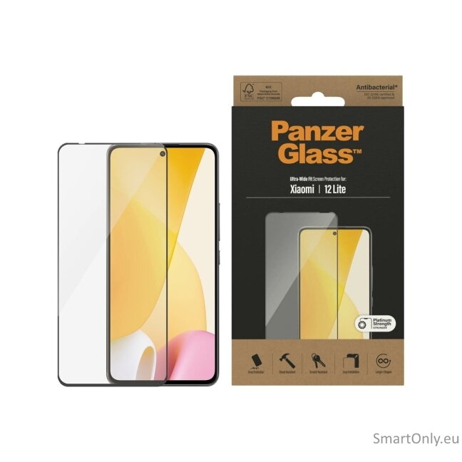 PanzerGlass Screen protector, Xiaomi,  12 Lite, Case friendly 7