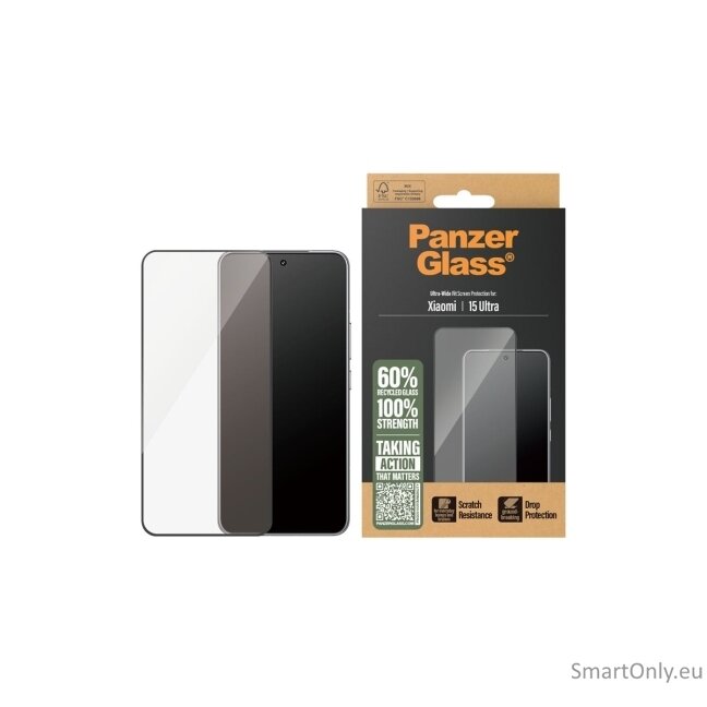 PanzerGlass Screen Protector Xiaomi 15 Ultra|Ultra-Wide Fit 3 PanzerGlass Screen Protector Xiaomi 15 Ultra|Ultra-Wide Fit 3
