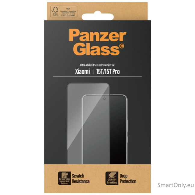 PanzerGlass Screen Protector Xiaomi 15T/15T Pro|Ultra-Wide Fit 2