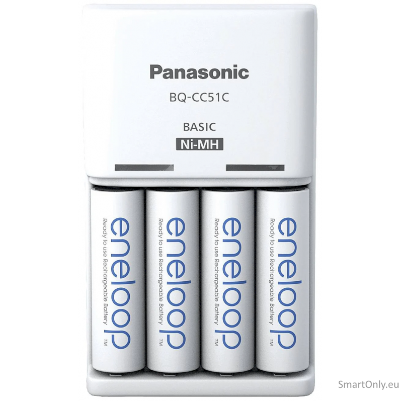 Panasonic Battery Charger ENELOOP K-KJ51MCD40E AA/AAA, 10 hours Panasonic Battery Charger ENELOOP K-KJ51MCD40E AA/AAA, 10 hours