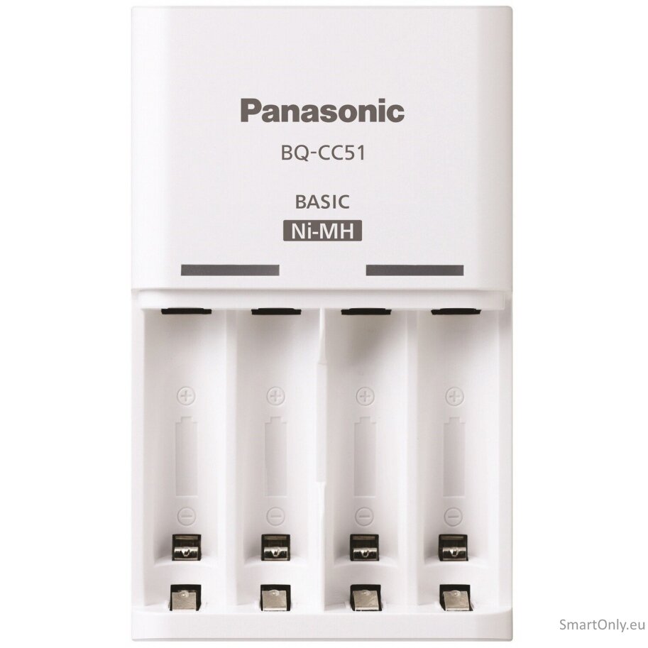 Panasonic Eneloop BQ-CC51 (su 4xAAA baterijom) Baterijų įkroviklis 1 Panasonic Eneloop BQ-CC51 (su 4xAAA baterijom) Baterijų įkroviklis 1