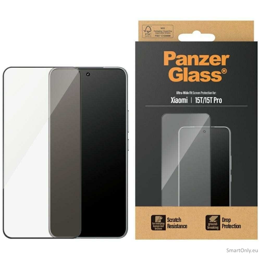 PanzerGlass Screen Protector Xiaomi 15T/15T Pro|Ultra-Wide Fit
