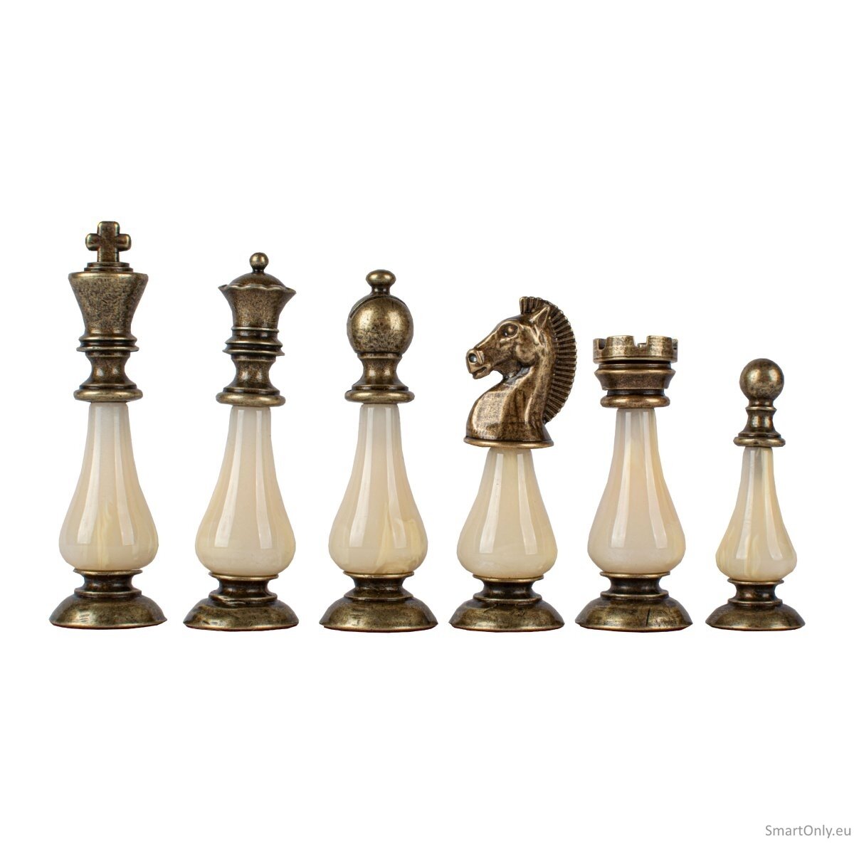 Pearl/Metal style Šachmatų rinkinys 50x50cm Riešutas /Ąžuolas Manopoulos 9 Pearl/Metal style Šachmatų rinkinys 50x50cm Riešutas /Ąžuolas Manopoulos 9