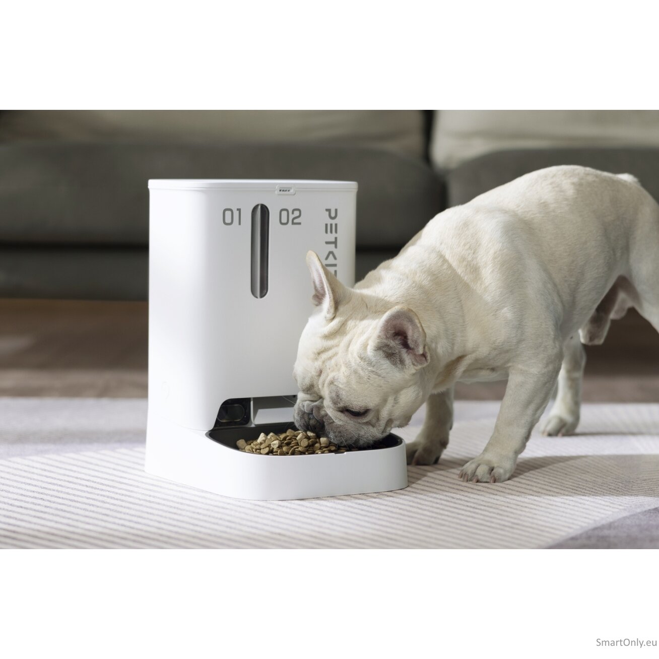 PETKIT | Feeder with Camera | P591 YumShare Dual-hopper | Capacity 2+3 L | White 4 PETKIT | Feeder with Camera | P591 YumShare Dual-hopper | Capacity 2+3 L | White 4