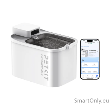 PETKIT | Drinking Fountain | Eversweet Max | Capacity 3 L | Material Food-grade ABS | White PETKIT | Drinking Fountain | Eversweet Max | Capacity 3 L | Material Food-grade ABS | White
