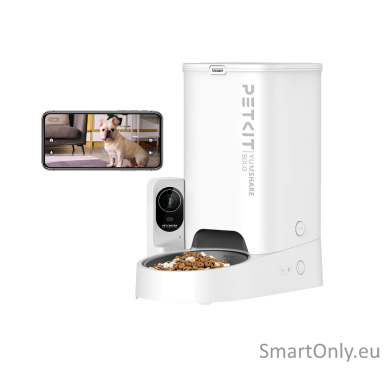 PETKIT | Feeder with Camera | P571 YumShare Solo | Capacity 3 L | White PETKIT | Feeder with Camera | P571 YumShare Solo | Capacity 3 L | White