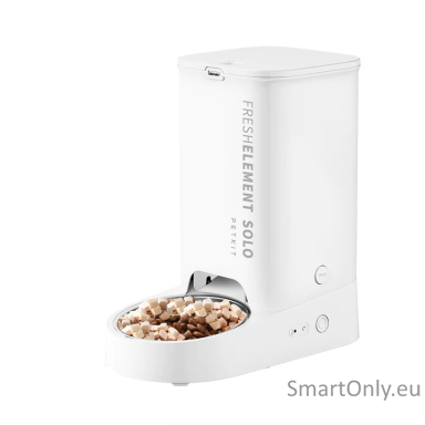 PETKIT Smart Pet Feeder  Fresh Element Solo Capacity 3 L, Material ABS, Stainless steel, White