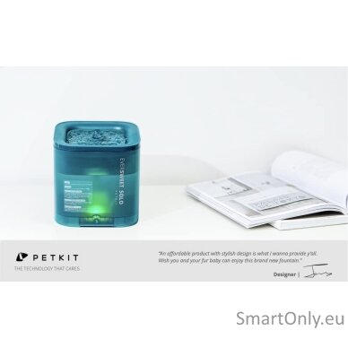 PETKIT Smart Pet Drinking Fountain Eversweet Solo Capacity 1.8 L, Material ABS, Filtering, Green 2
