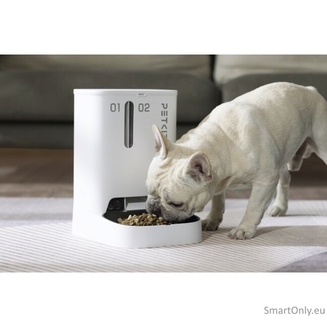 PETKIT | Feeder with Camera | P591 YumShare Dual-hopper | Capacity 2+3 L | White 4