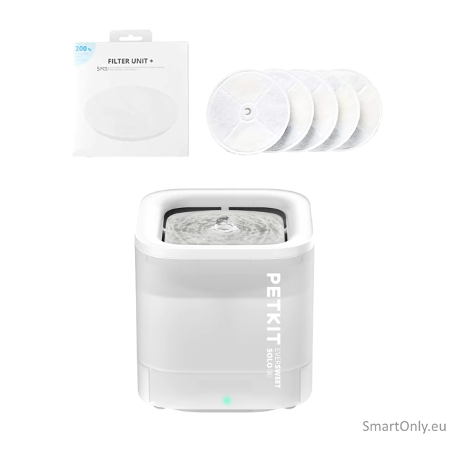 PETKIT | Smart Pet Drinking Fountain | Eversweet Solo SE | Capacity 1.8 L | Filtering | Material Plastic | White 3 PETKIT | Smart Pet Drinking Fountain | Eversweet Solo SE | Capacity 1.8 L | Filtering | Material Plastic | White 3