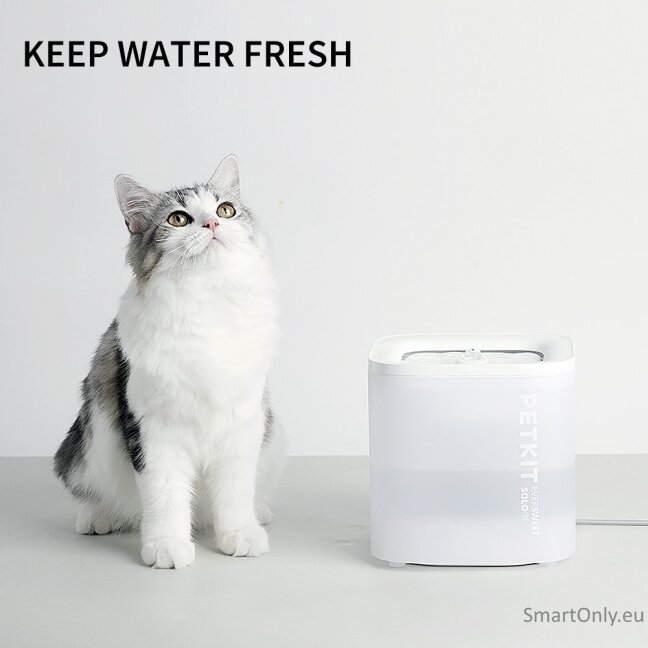 PETKIT | Smart Pet Drinking Fountain | Eversweet Solo SE | Capacity 1.8 L | Filtering | Material Plastic | White 11 PETKIT | Smart Pet Drinking Fountain | Eversweet Solo SE | Capacity 1.8 L | Filtering | Material Plastic | White 11